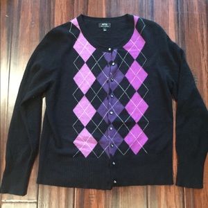 Cashmere Button Up Cardigan